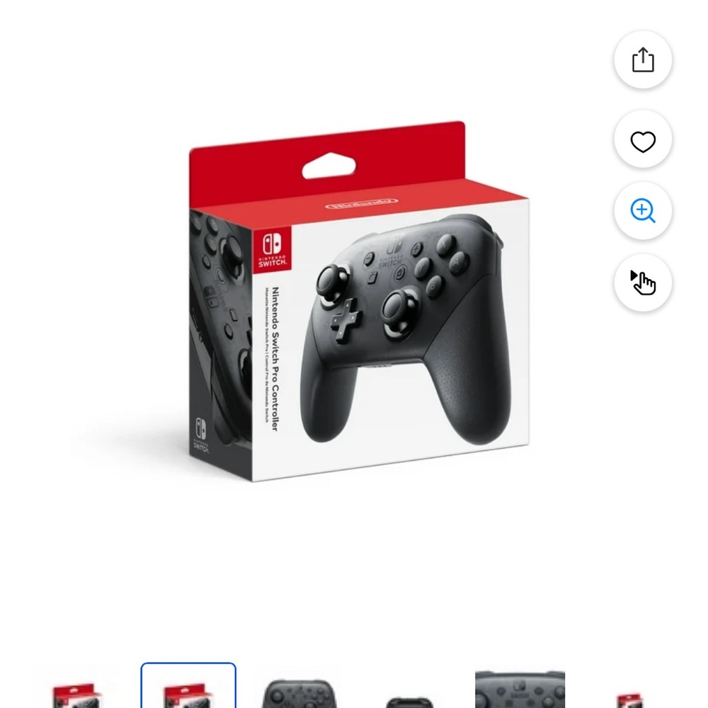 Nintendo Pro Controller in Black